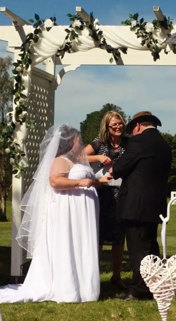 'I would like to take the time to thank our celebrant Melissa Lindsay for making Roberts and my day so special. Our ceremony was fabulous personalised to add little touches that meant so much to us. Mel walked us through the process from the start beginning with the required paperwork MEL was so professional, caring, friendly, approachable. I highly recommend her for anyone who is looking for a celebrant. Thanks Mel for everything don't despair we will still have face book to stay in contact lol. Robert & Renae, November 2016